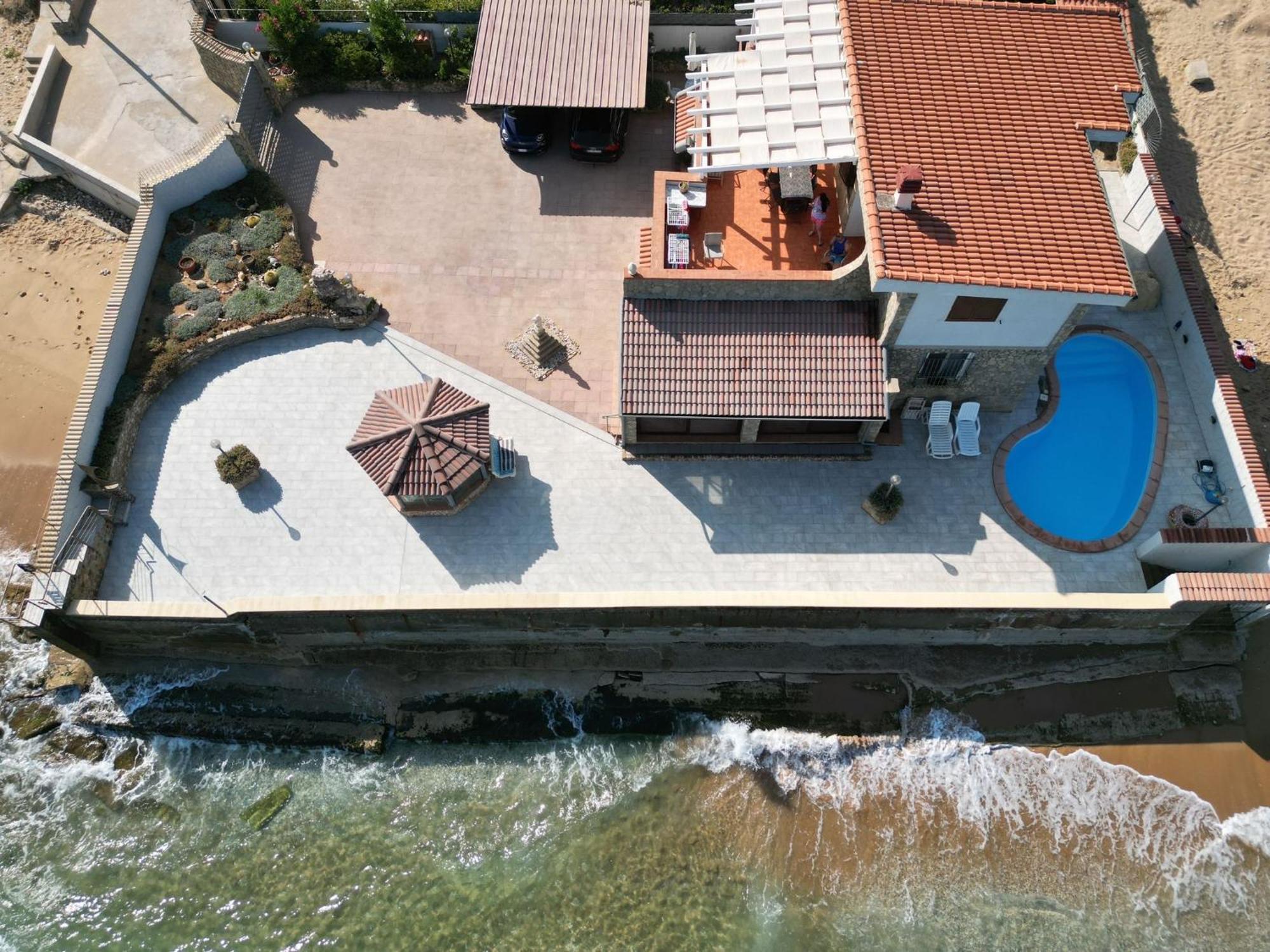 Casa Vacanza Barbera - In Riva Al Mare Villa Trappeto  Buitenkant foto